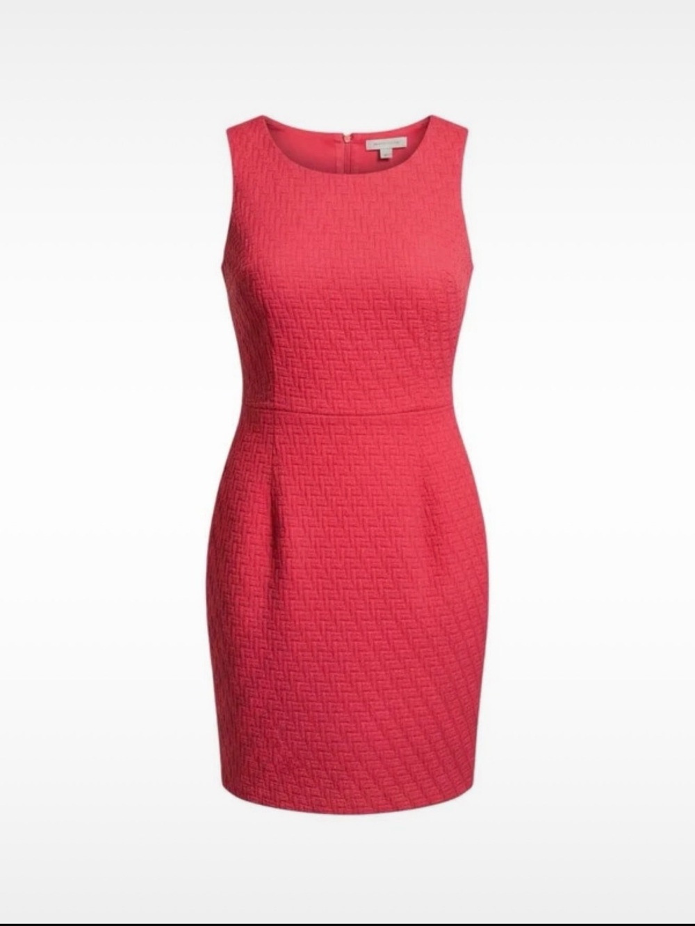 Banana Republic Size 14 Sleeveless Textured Sheath Dress